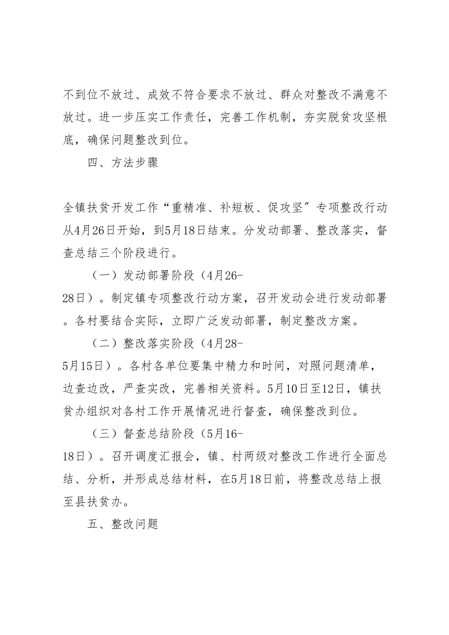 2023年乡镇扶贫开发工作专项整改行动方案.doc_第3页