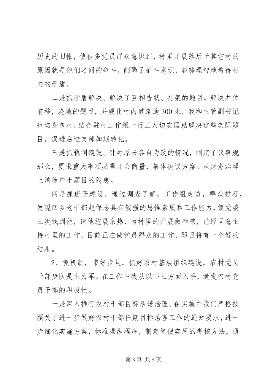 2023年支部书记党建工作总结2.docx_第3页