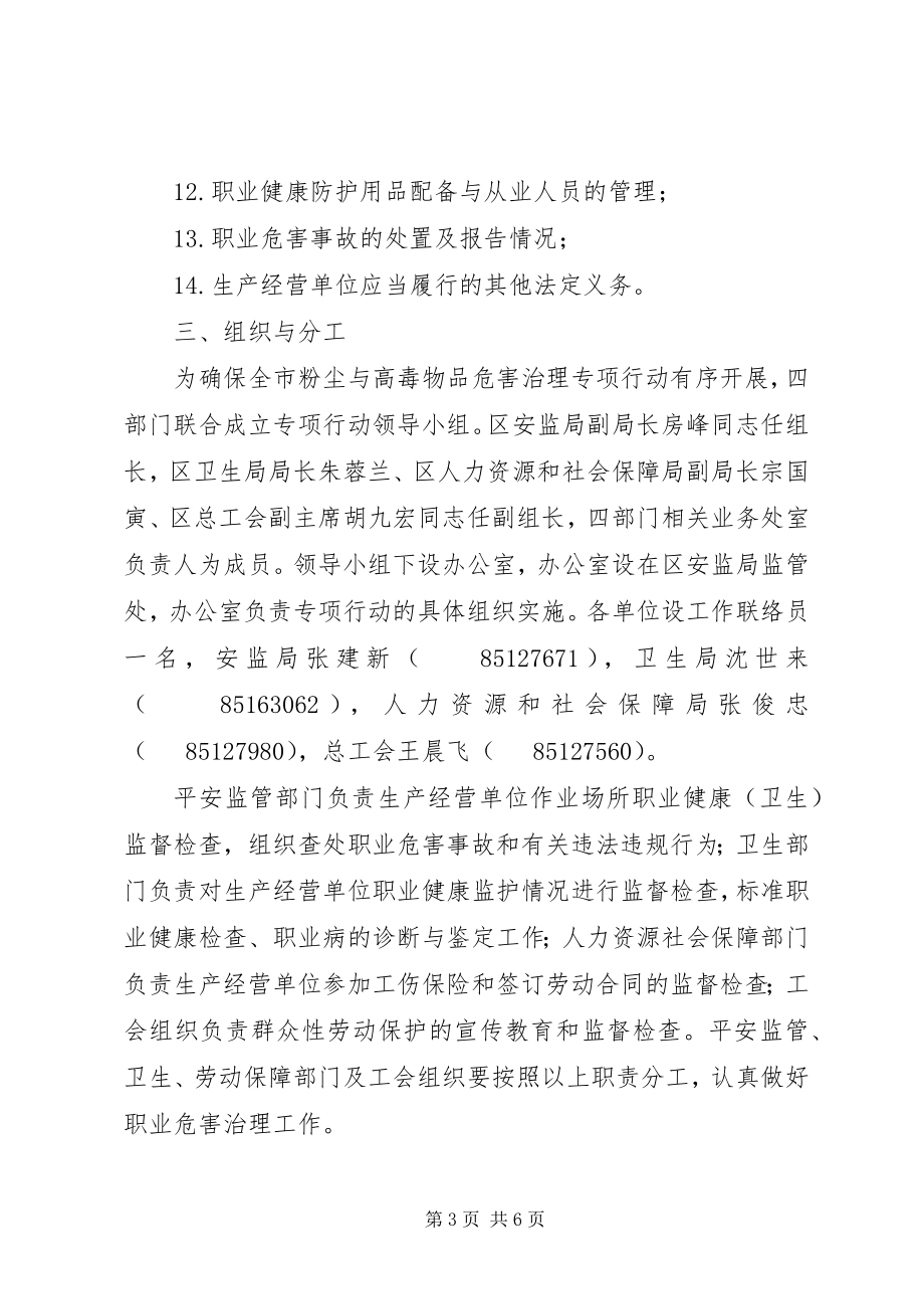 2023年粉尘与高毒物品危害治理的方案.docx_第3页