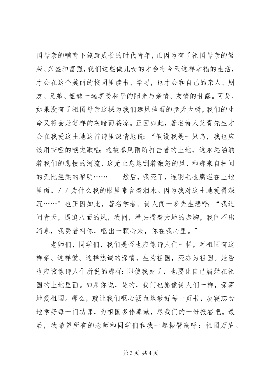 2023年升旗仪式上演讲.docx_第3页