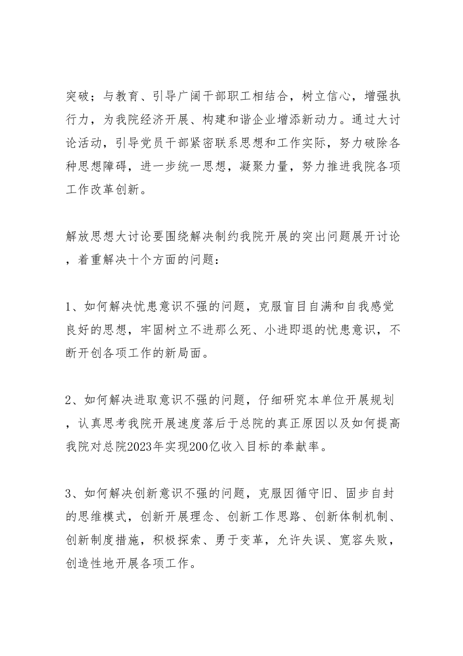 2023年关于解放思想大讨论活动实施方案的学习情况 3.doc_第3页