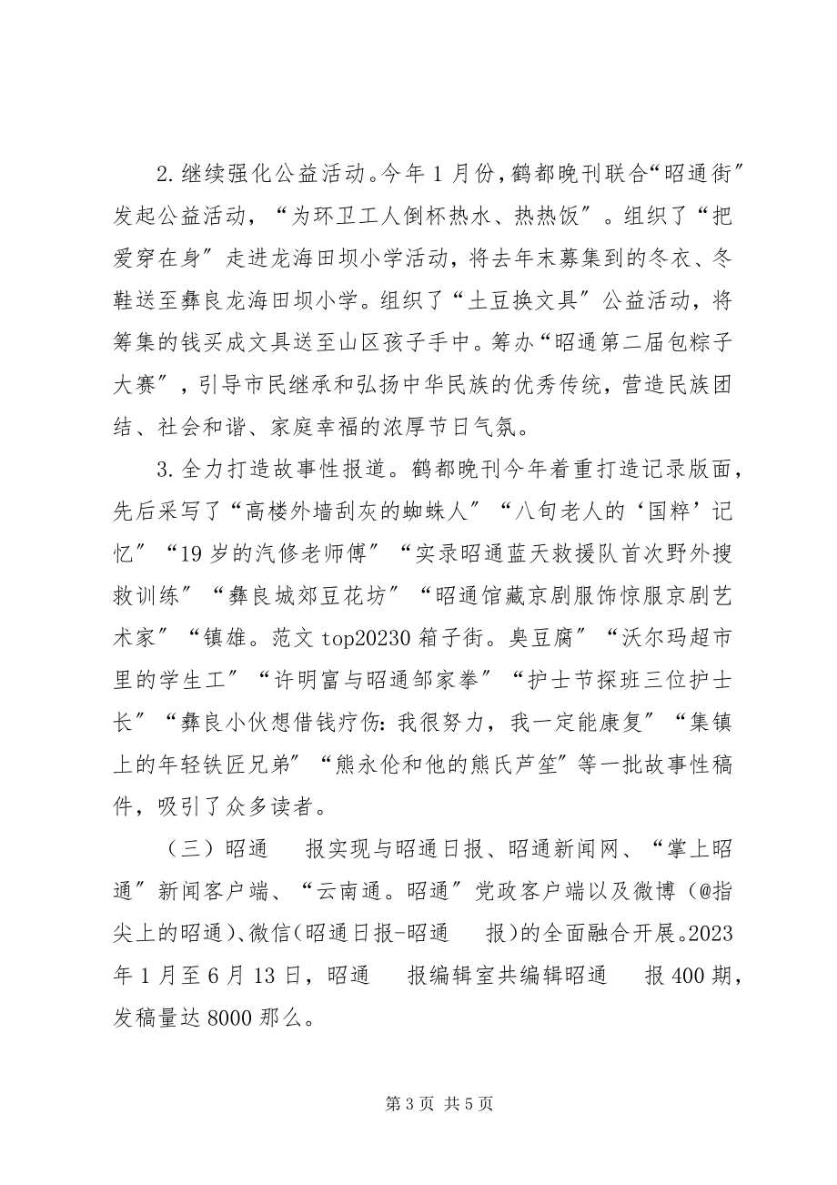 2023年报社上半年工作总结新编.docx_第3页