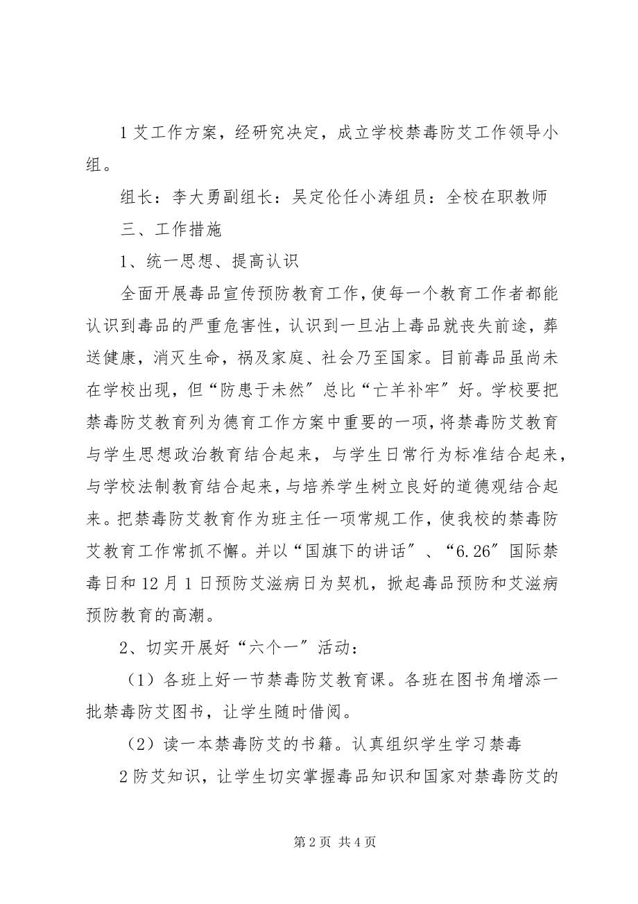 2023年双河小学禁毒防艾图书角建设计划.docx_第2页