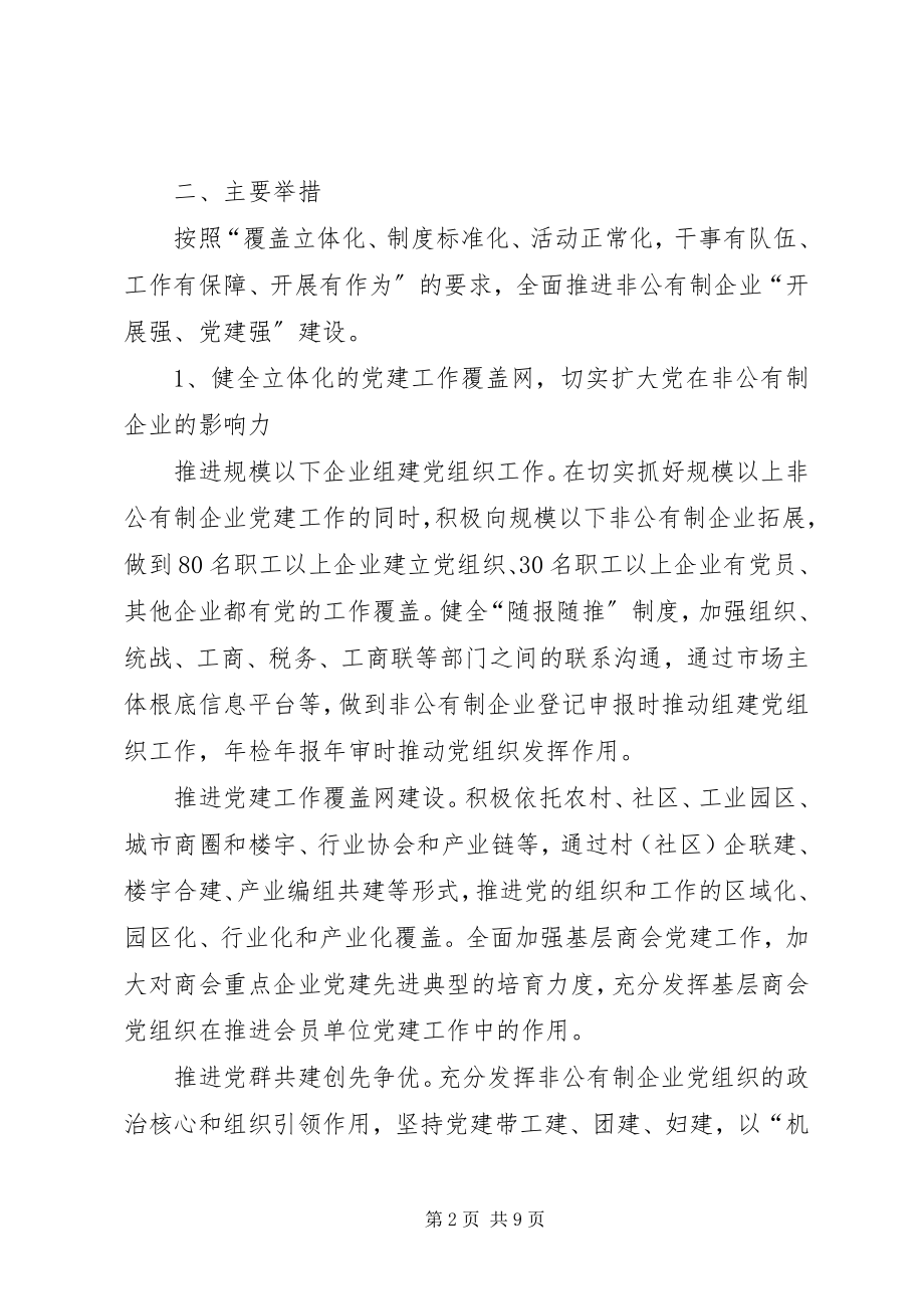 2023年设立非公有制企业党建意见.docx_第2页