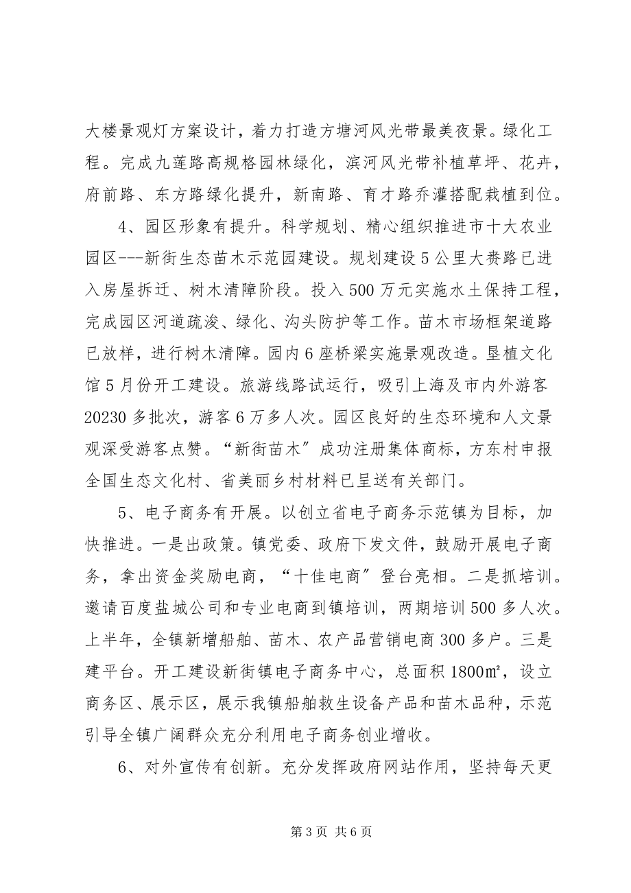 2023年乡镇上半年工作总结暨下半年工作思路.docx_第3页