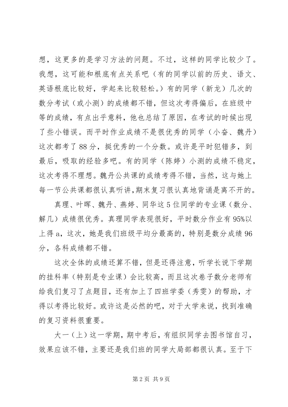 2023年学习委员工作总结4篇.docx_第2页