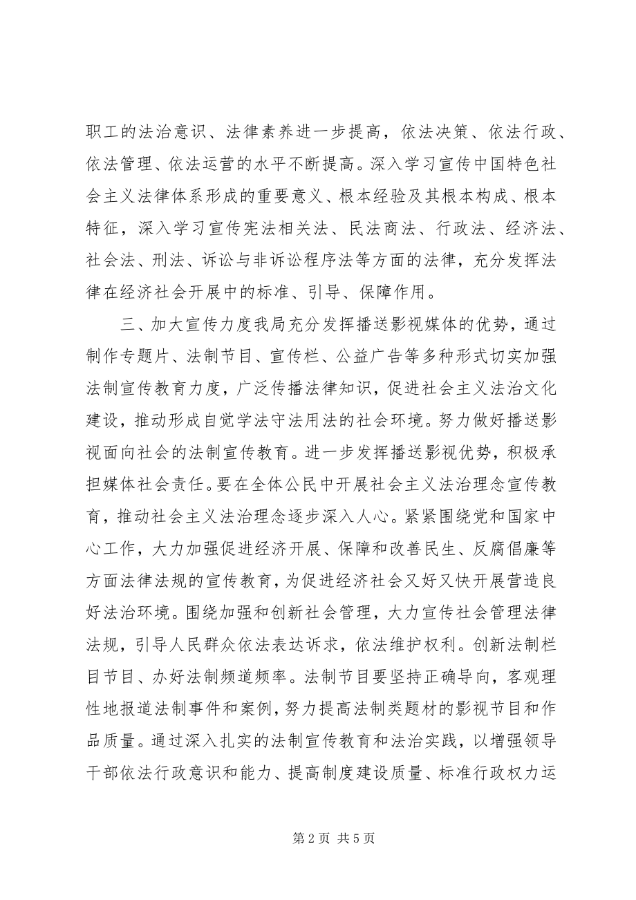 2023年文新广局“六五”普法工作自查总结.docx_第2页