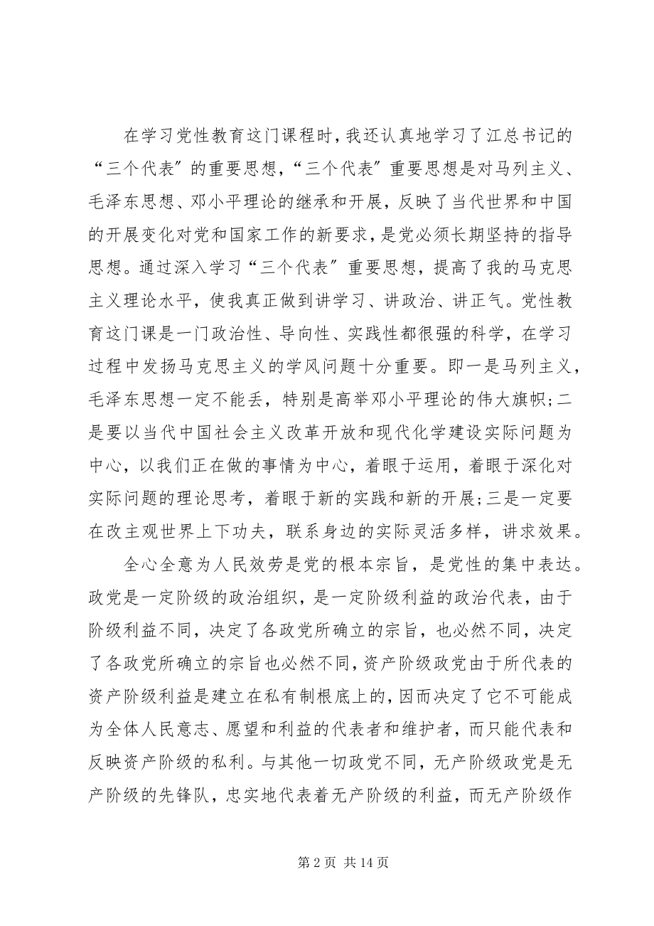 2023年强党性学习心得体会推荐五篇.docx_第2页