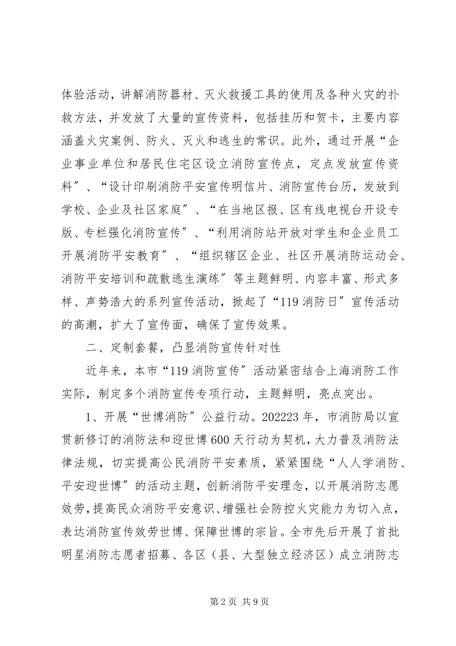 2023年消防局开展消防宣传日活动总结.docx_第2页