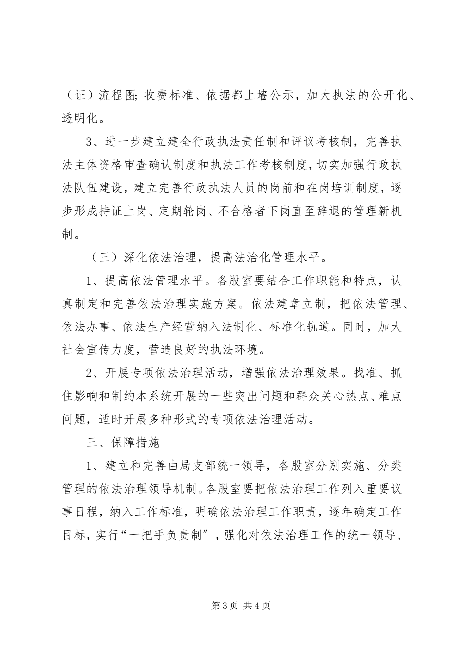 2023年司法局依法执法管理工作计划.docx_第3页