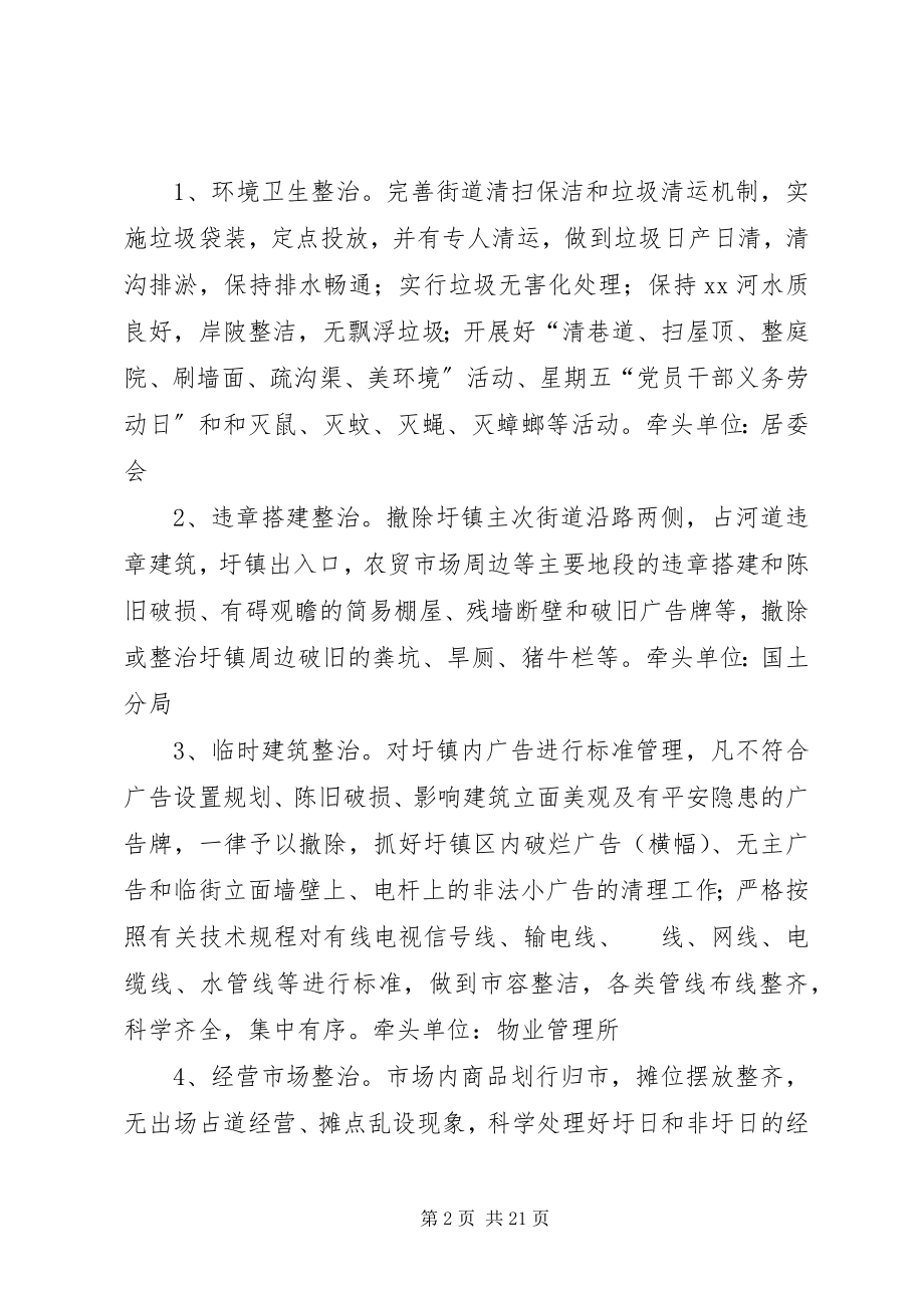 2023年圩镇整治工作实施方案.docx_第2页