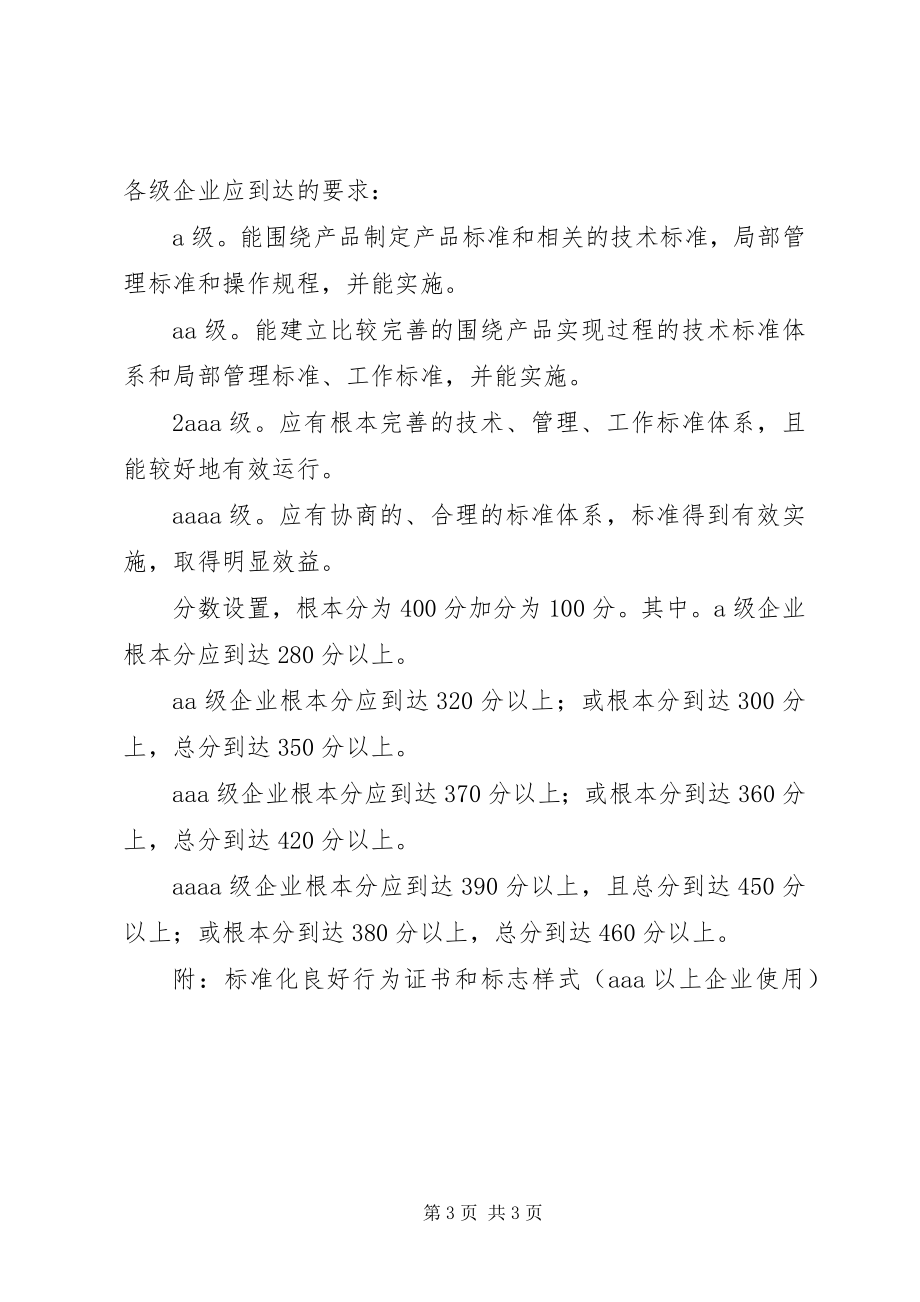 2023年标准化良好行为企业工作总结.docx_第3页