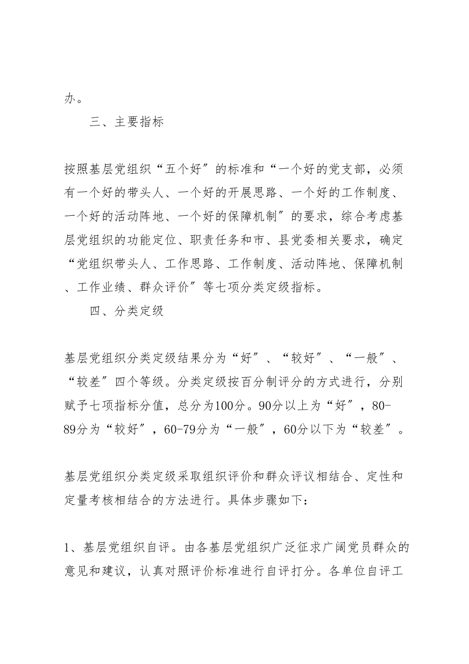 2023年基层党组织分类定级实施方案 .doc_第2页