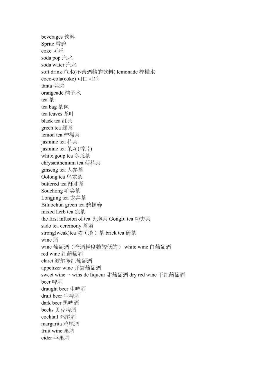 2023年饮料的英文单词.docx_第3页