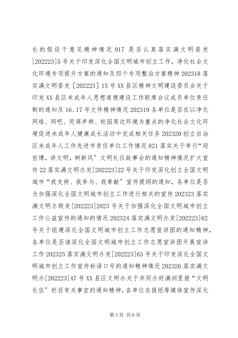 2023年移动通信分公司创建全国文明城市工作自评表.docx_第3页