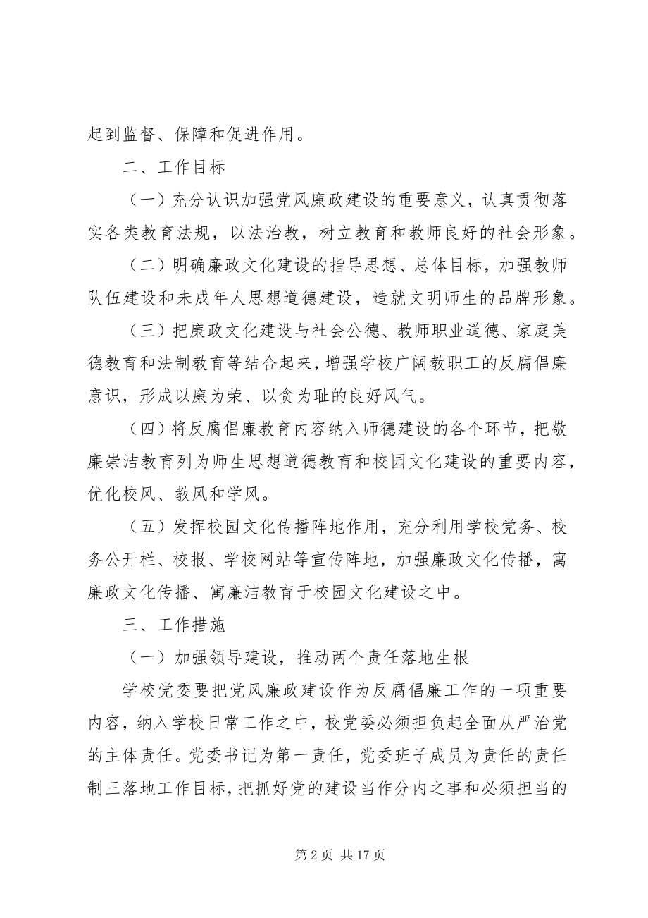 2023年企业党风廉政建设新年工作计划.docx_第2页