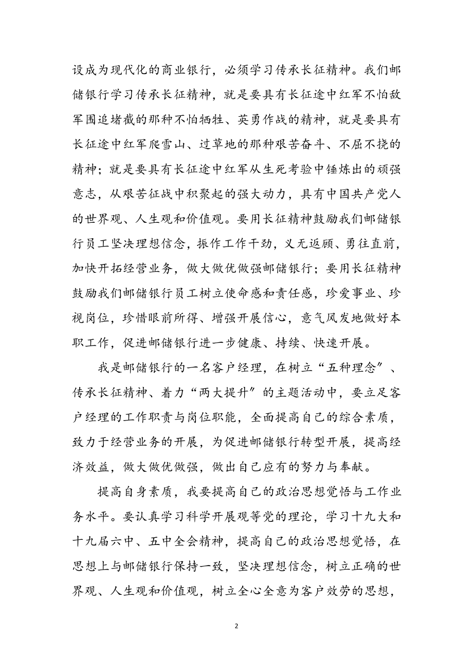 2023年传承长征精神学习心得体会参考范文.doc_第2页