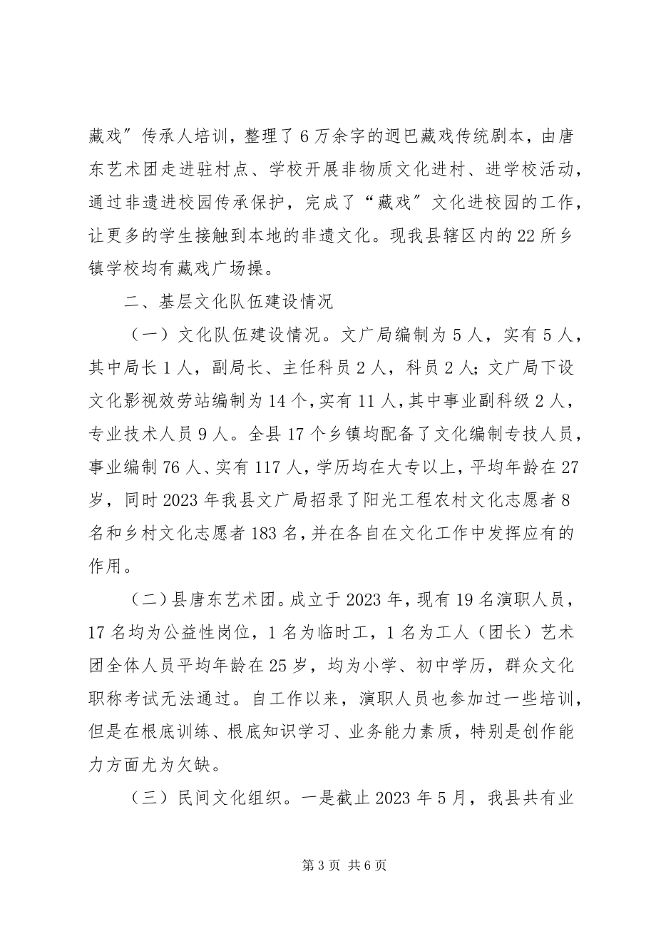 2023年县文广局上半年工作总结及下半年工作安排.docx_第3页