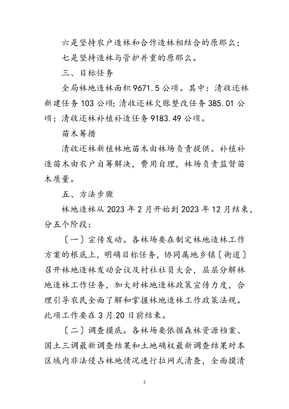 2023年林业局林地造林实施方案范文.doc_第2页