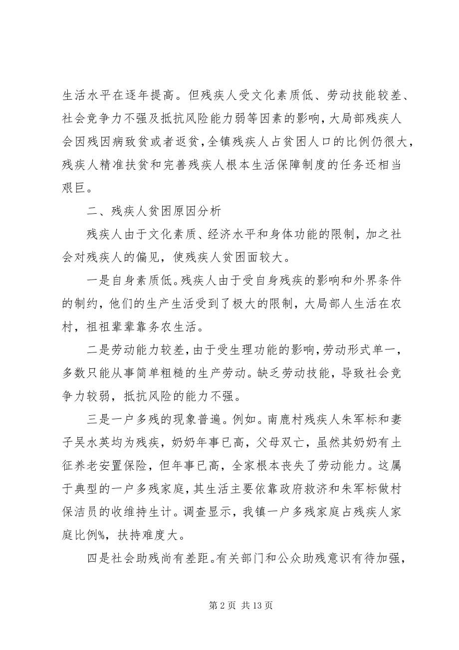 2023年残疾人精准扶贫工作总结讲话稿6篇新编.docx_第2页