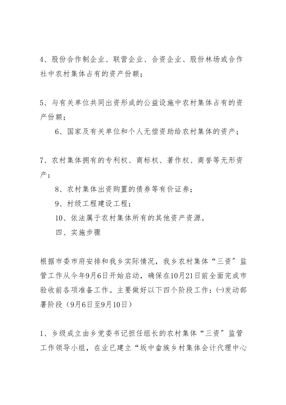 2023年坂中畲族乡关于开展农村集体资金资产资源监督管理工作的实施方案专题.doc_第3页