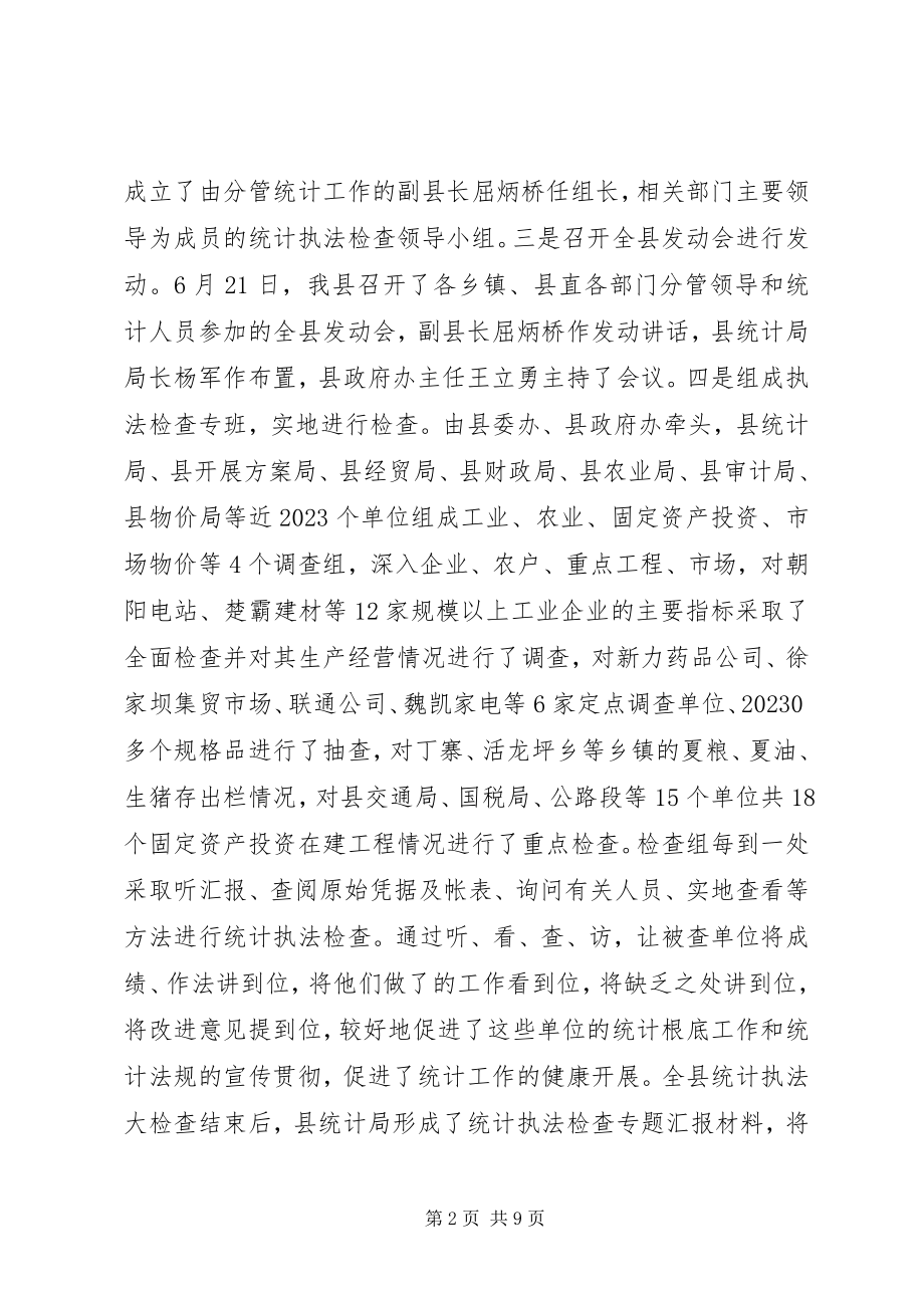 2023年统计工作总结和工作思路.docx_第2页