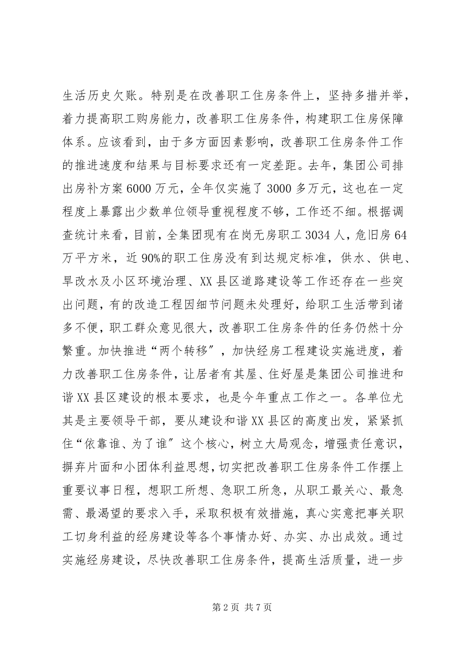 2023年公司经济适用房建设推进会的致辞.docx_第2页