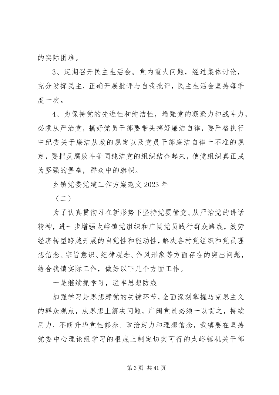 2023年乡镇党委党建工作计划5篇.docx_第3页