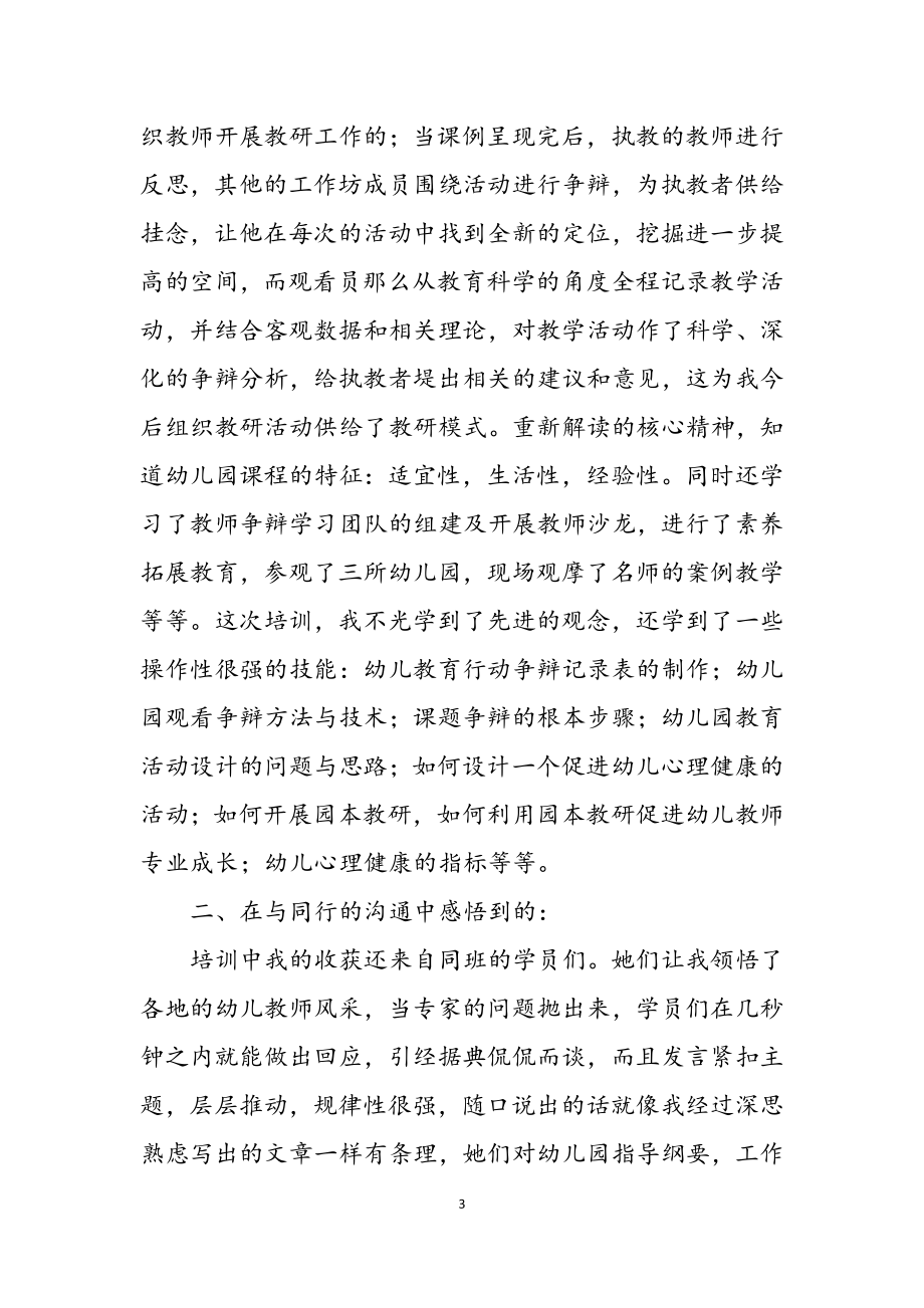 2023年幼儿教师网络学习心得体会集合.docx_第3页