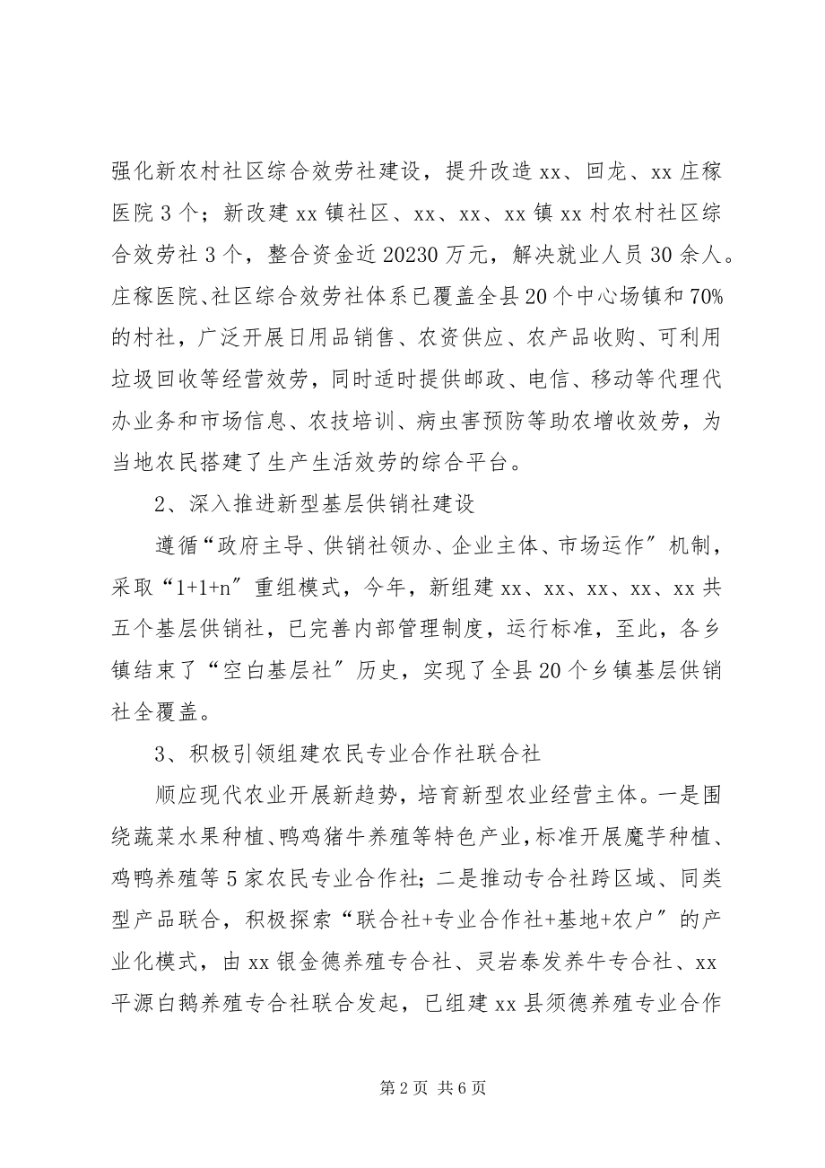 2023年县供销社工作总结2.docx_第2页