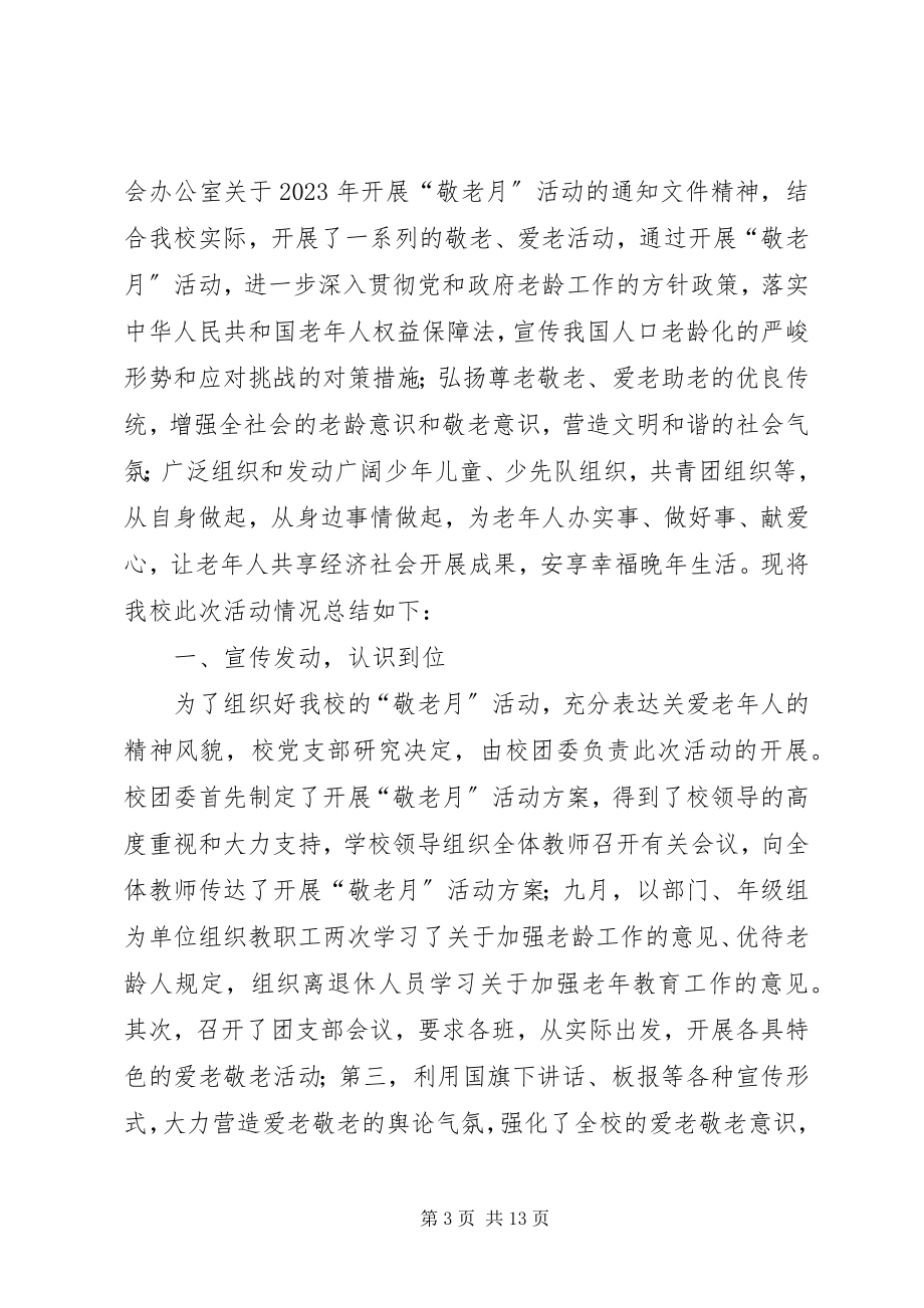 2023年XX镇敬老月活动总结新编.docx_第3页