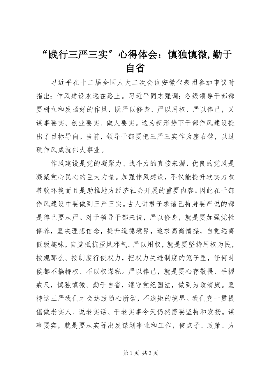 2023年“践行三严三实”心得体会慎独慎微勤于自省2.docx_第1页