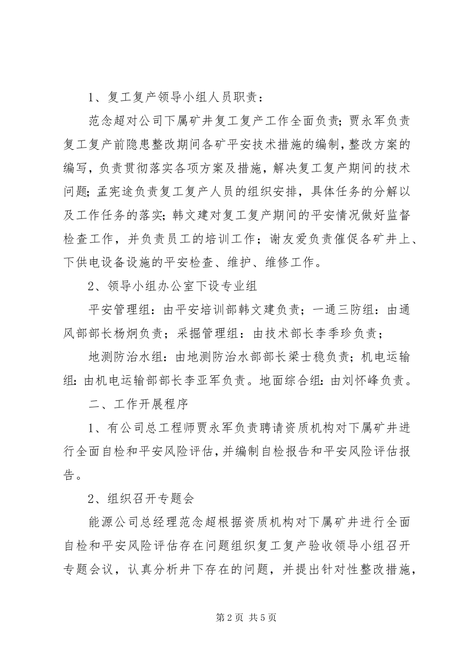 2023年春节后复工复产验收实施方案.docx_第2页