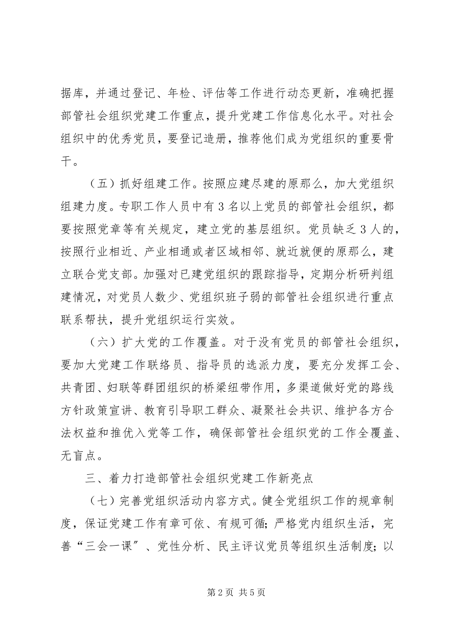 2023年部管社会组织党建工作要点.docx_第2页