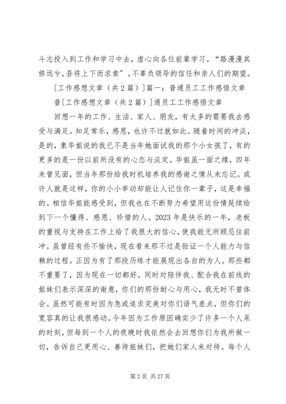 2023年工作感想文章.docx_第2页