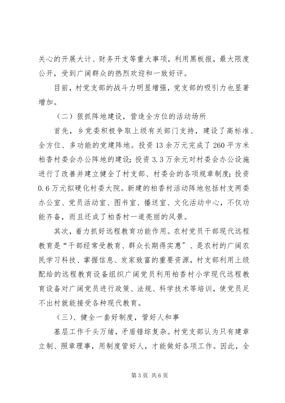 2023年乡党建示范点建设汇报材料.docx_第3页