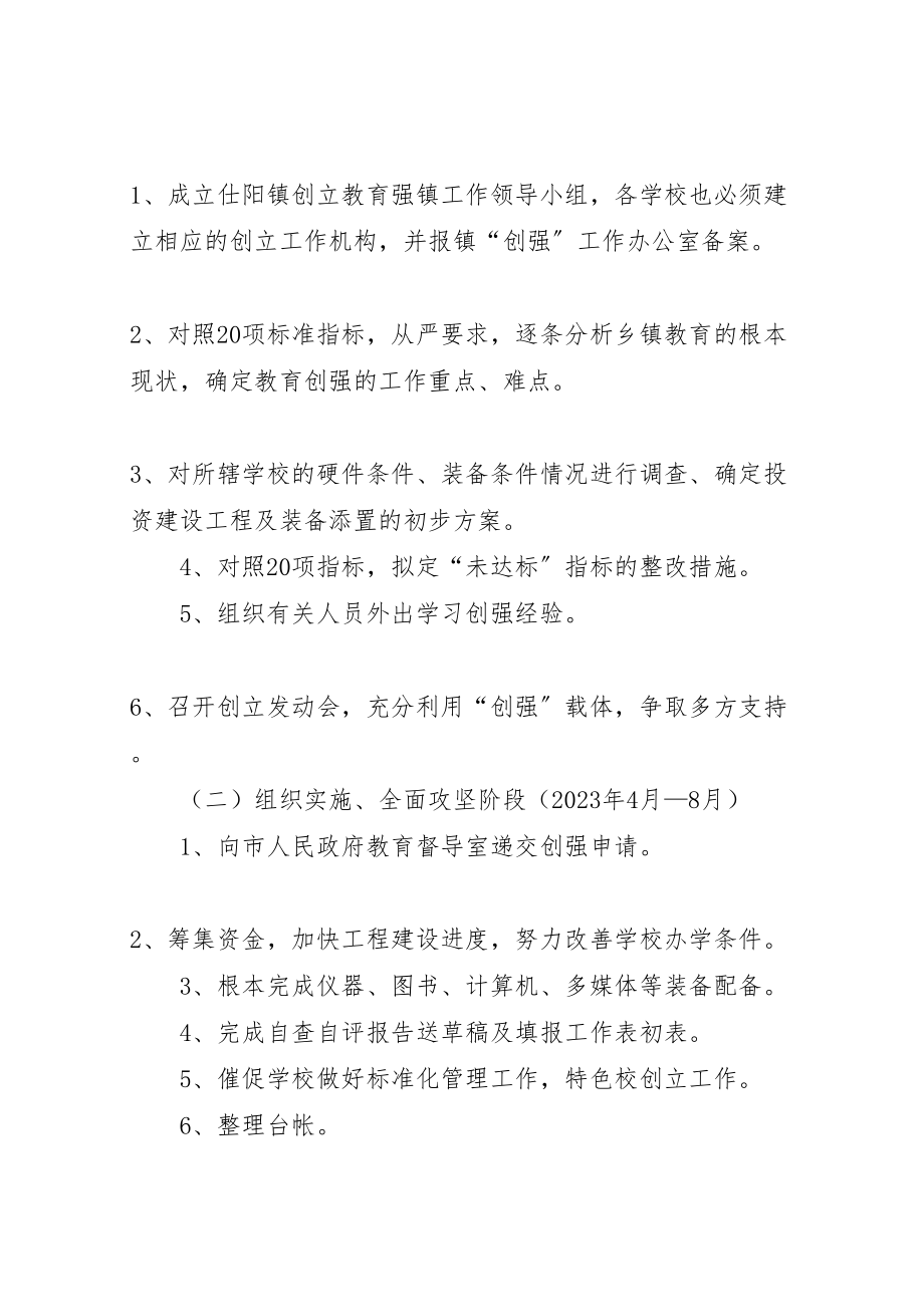 2023年关于教育强镇工作实施方案范文 .doc_第2页