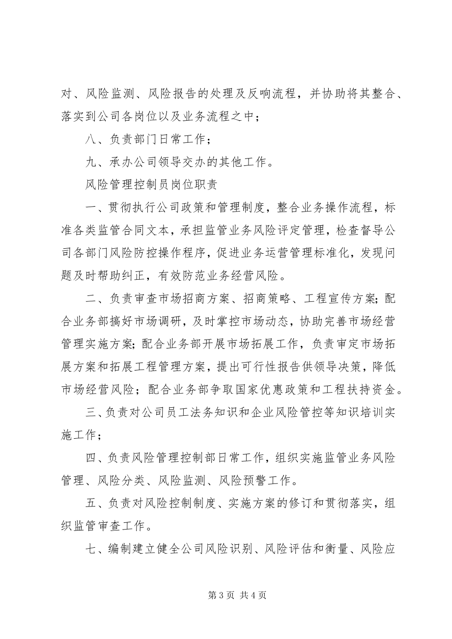 2023年商业银行风险管理部主要职责.docx_第3页