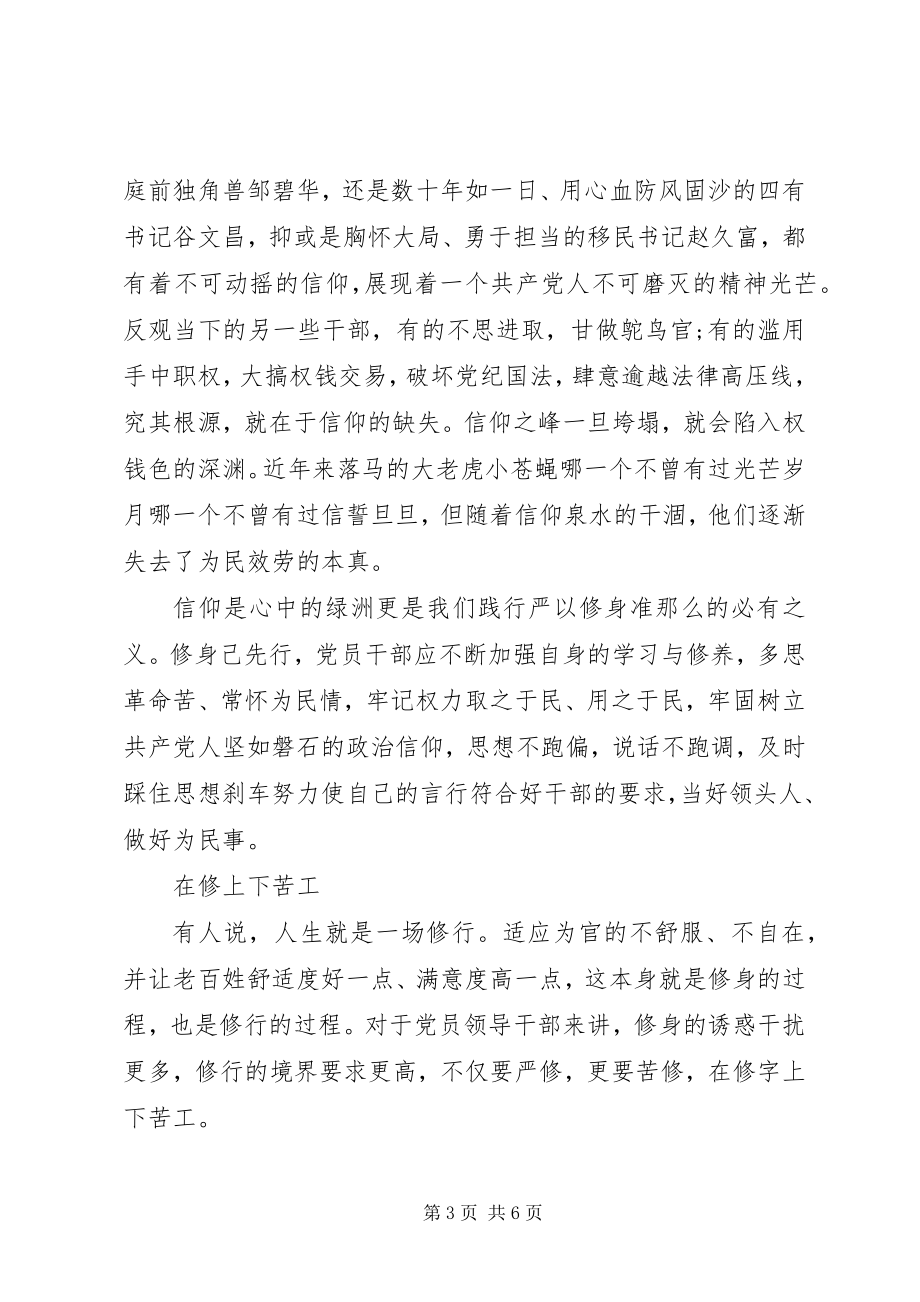 2023年领导干部学习严以修身心得体会.docx_第3页