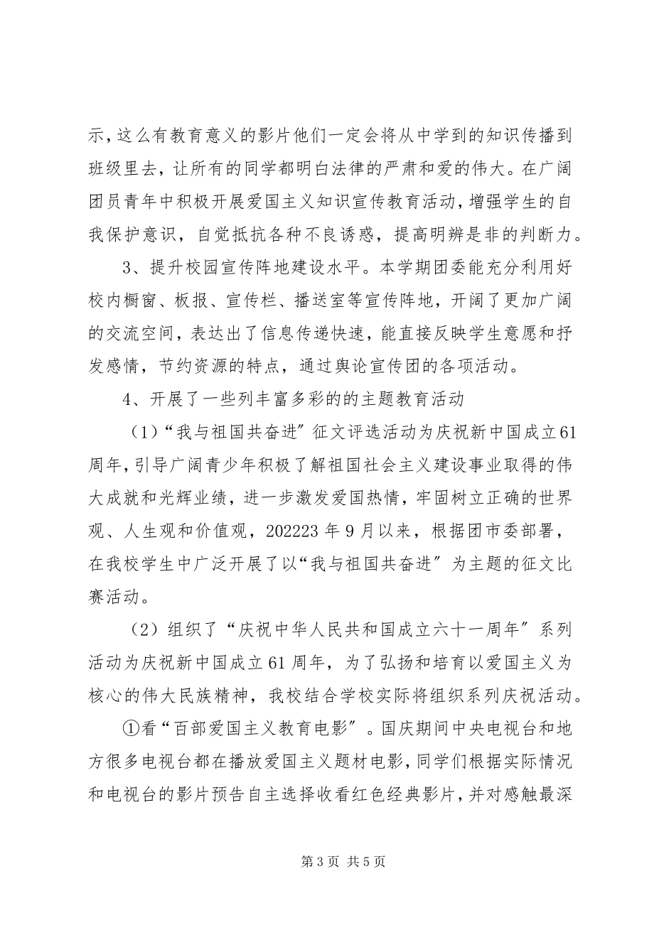 2023年学校团委的年度工作总结.docx_第3页