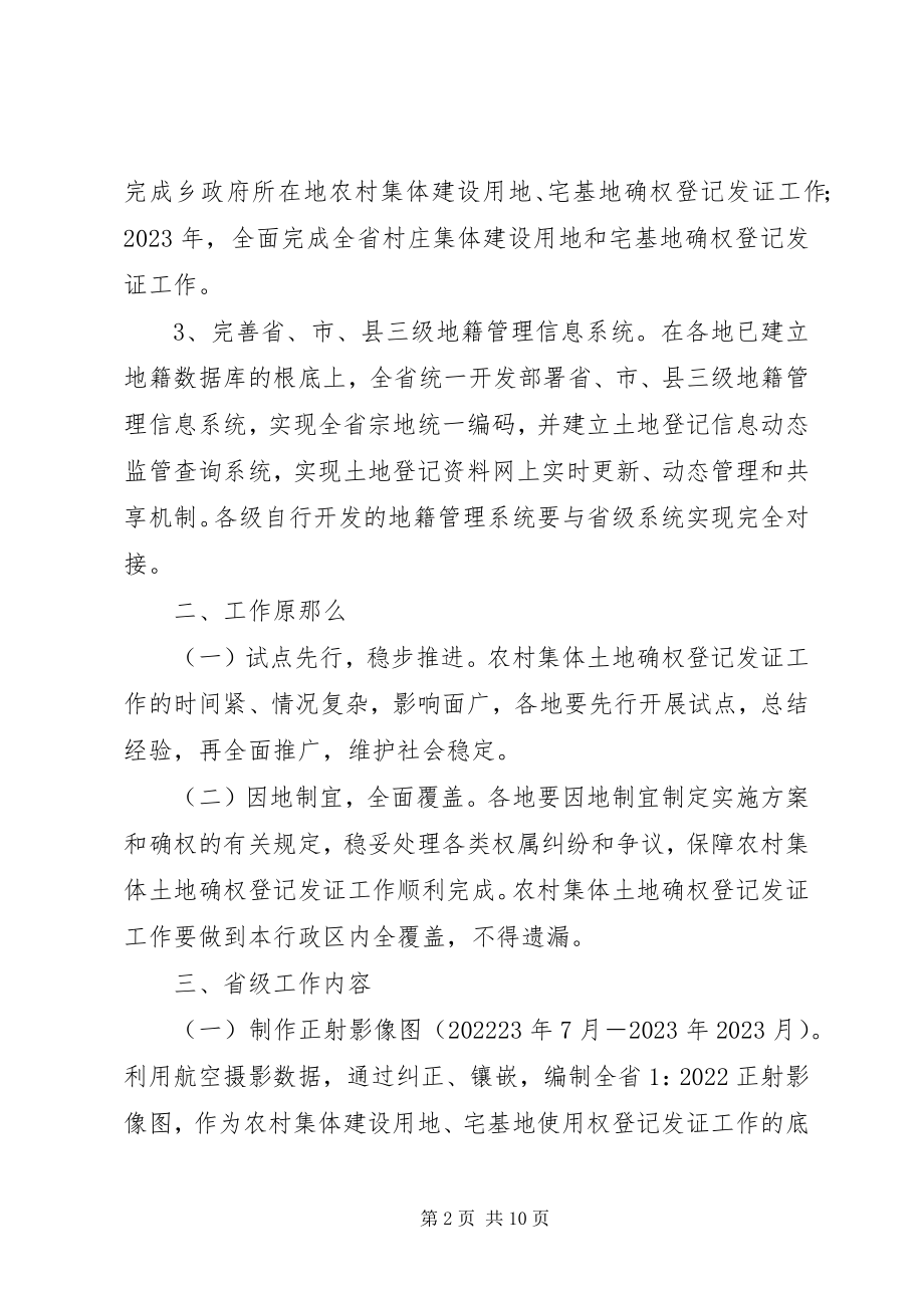 2023年XX省农村集体土地确权登记实施意见新编.docx_第2页