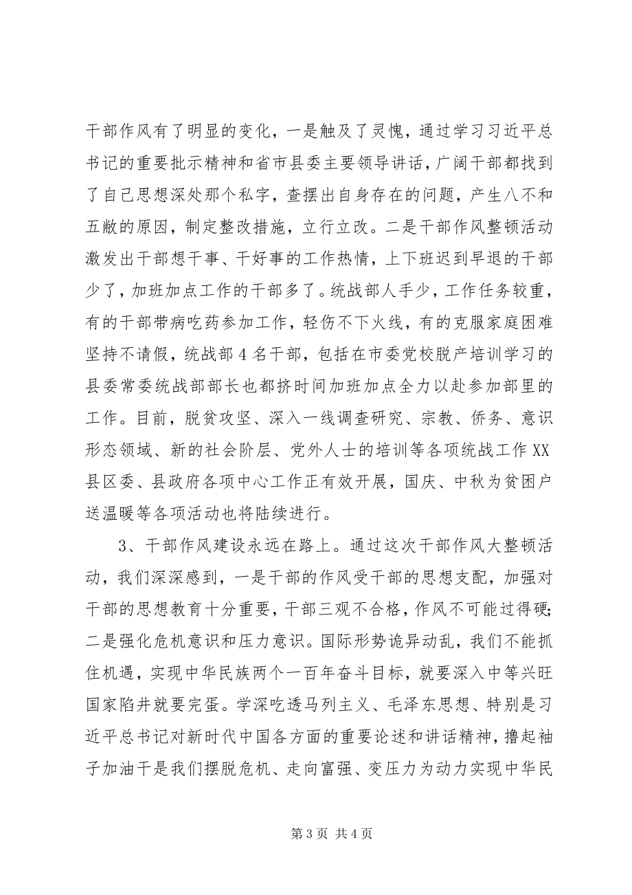 2023年干部作风大整顿活动心得体会：人民需要我们就做.docx_第3页