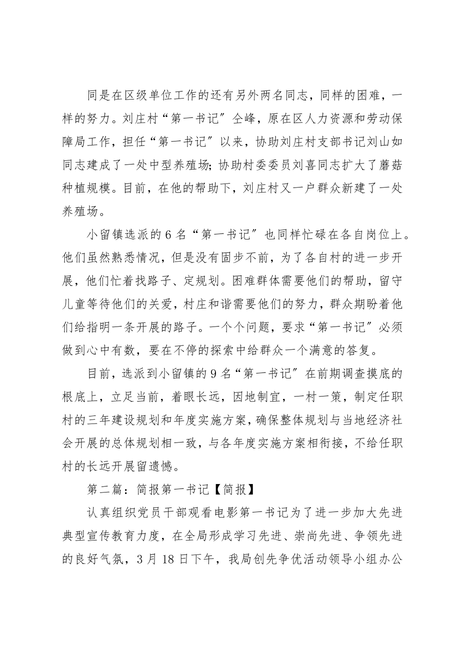 2023年第一书记简报[推荐]新编.docx_第2页