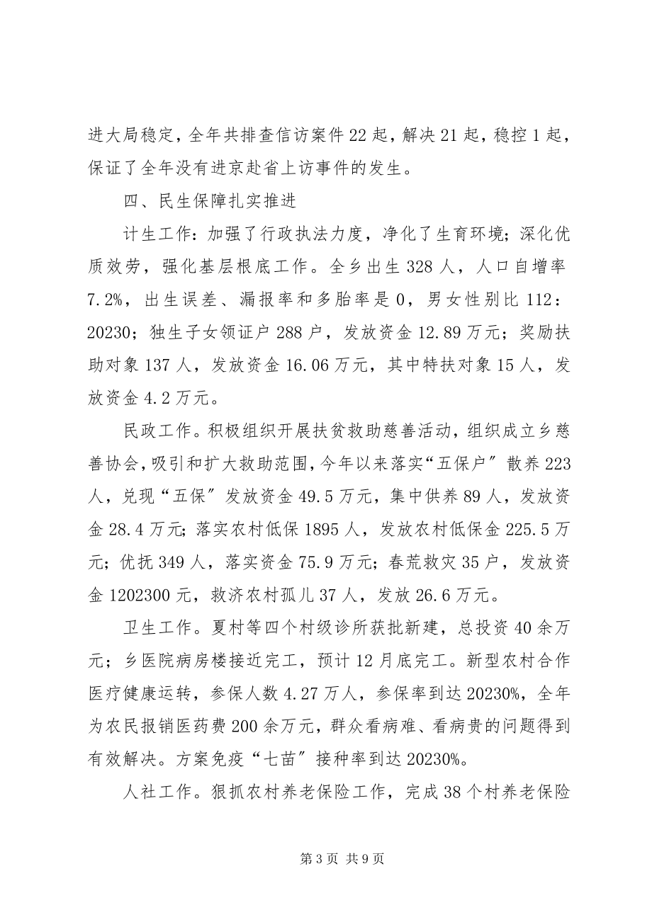 2023年乡委员会年终工作总结.docx_第3页