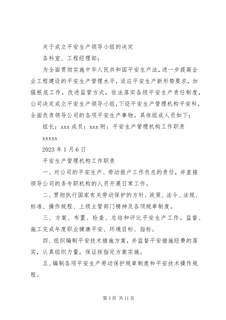 2023年公司成立安全小组红头文件大全.docx_第3页