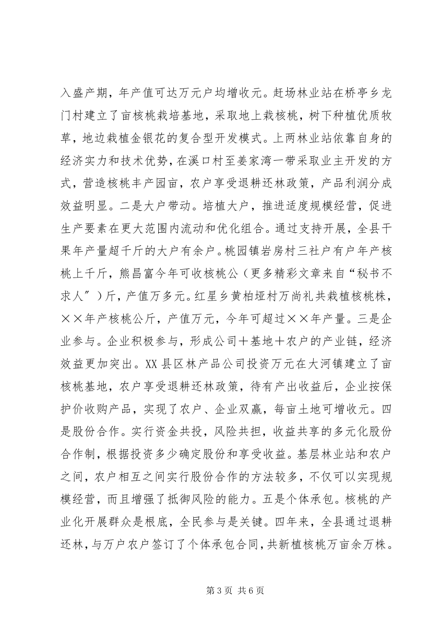 2023年XX县区XX县区核桃产业化发展的调查与思考新编.docx_第3页