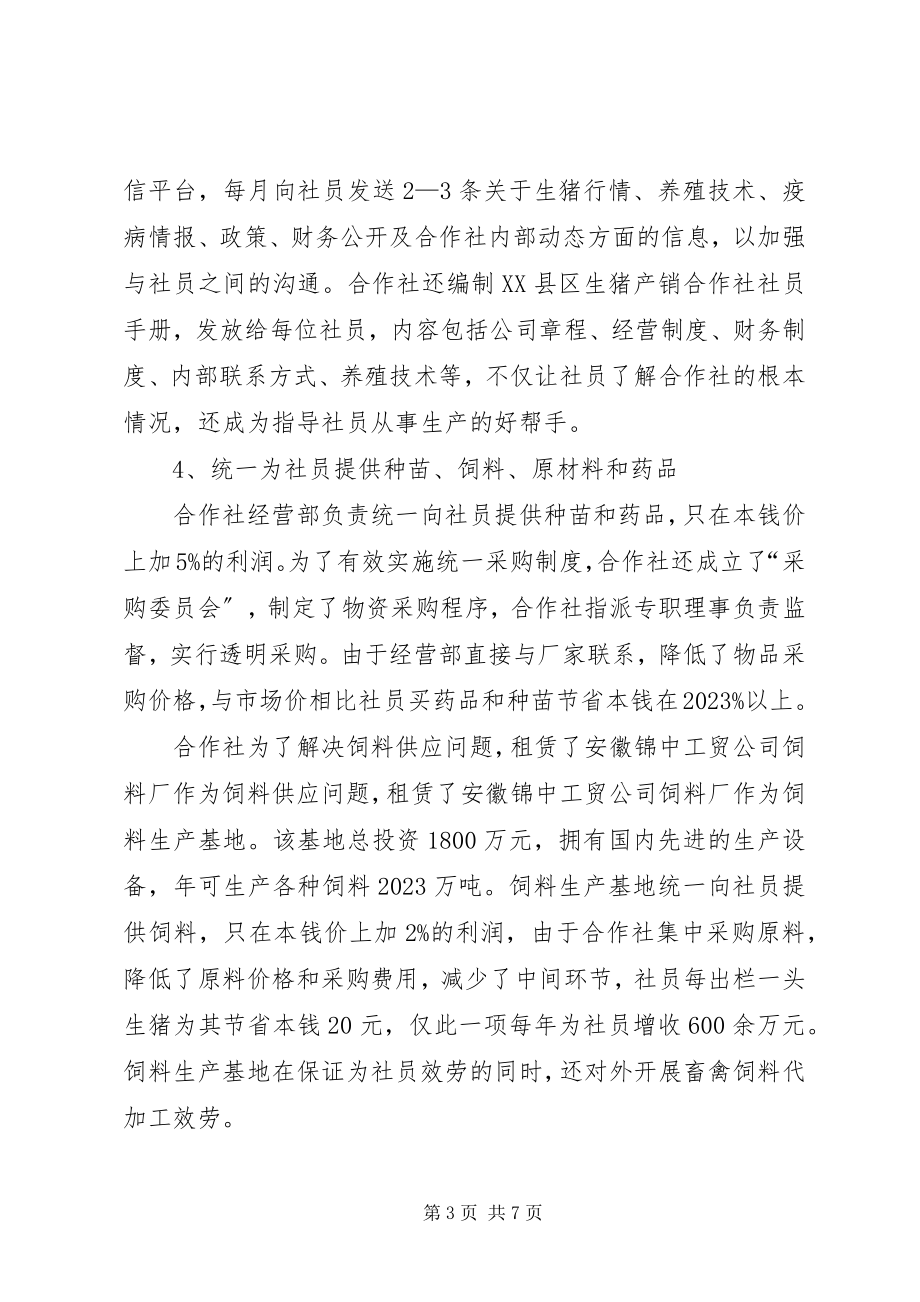 2023年云龙蔬菜产销专业合作社汇报材料.docx_第3页