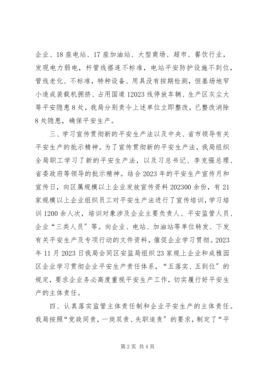 2023年经信局度安全生产工作总结.docx_第2页