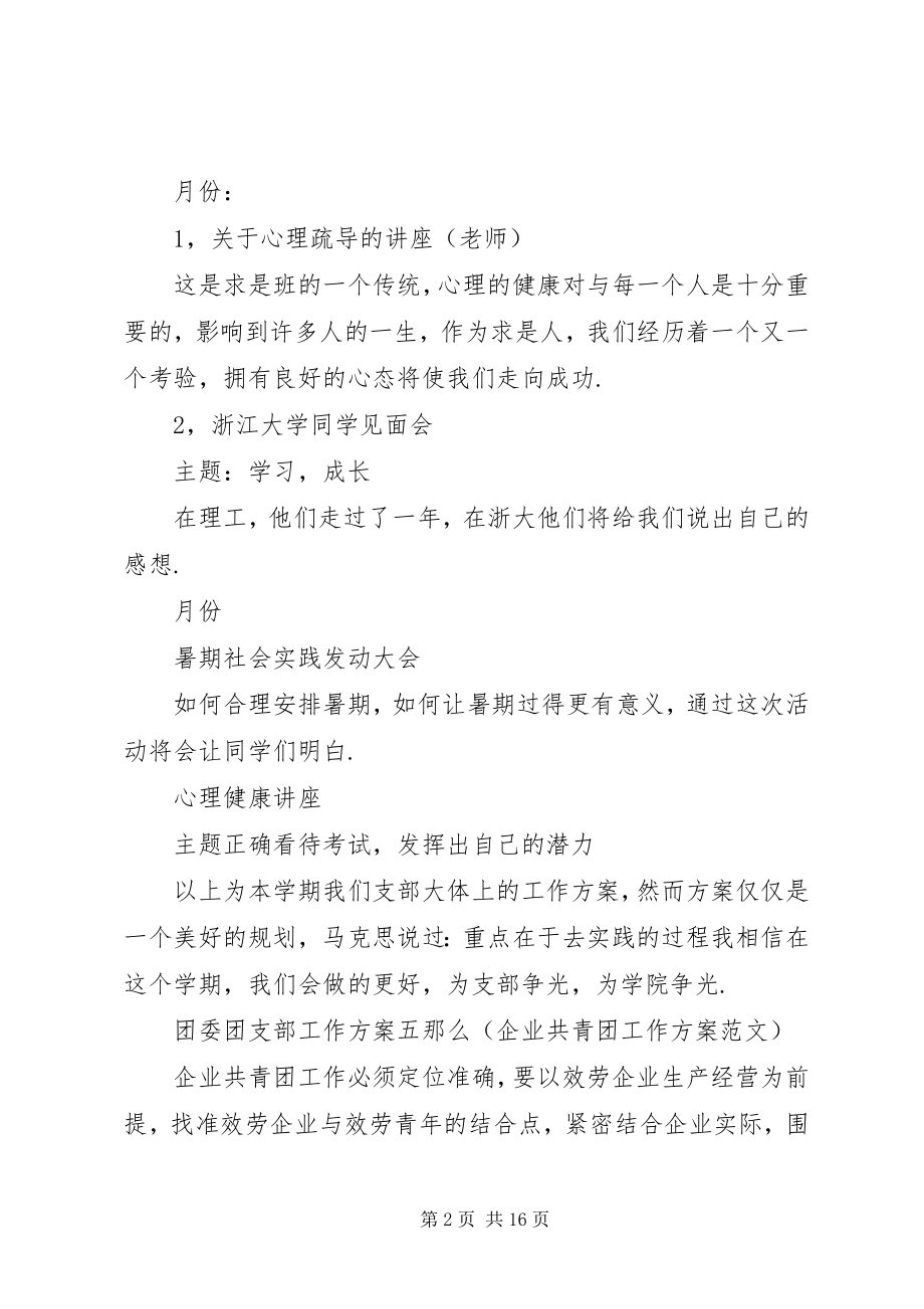 2023年团委团支部工作计划新编.docx_第2页