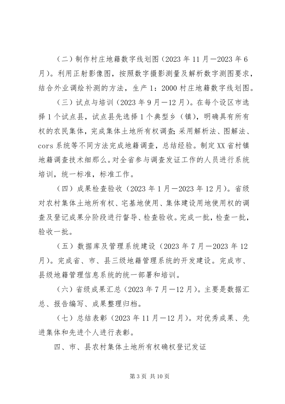 2023年XX省农村集体土地确权登记实施意见.docx_第3页